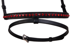 Karlslund Strass Color Hoge Neusriem voor Combi Hoofdstel