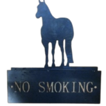 Metalen Bordje No Smoking