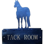 Metalen Bordje Tack Room