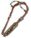 Two Ear Anatomisch westernhoofdstel Turquoise