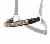 Kjartan neusriemstuk Ferskja &ndash; stijlvol met roze en zilveren stenen