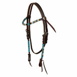 Pool&rsquo;s Navajo Sky Beaded Oiled Western Hoofdstel