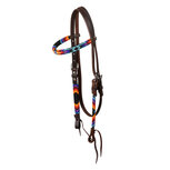 Pool&rsquo;s Navajo Serape Beaded Oiled Western Hoofdstel