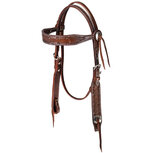 Pool&rsquo;s Square Western Hoofdstel met Barbwire Tooling