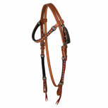 Pool&rsquo;s Sunrise Beaded Oiled Western Hoofdstel