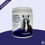 Green Valley Happy Athlete Magnesiumcitraat &ndash; ondersteuning voor spieren, zenuwen en ontspanning bij paarden