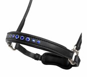 Aradis Hannoveraanse neusriem K&oacute;ngabl&aacute;r &ndash; maat L, op = op