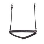 Karlslund Kombi Hannoveraanse neusriem met vlechtwerk &ndash; zwart of bruin leer