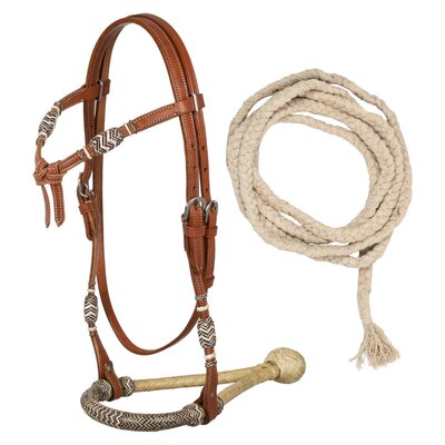 Bitloos Hoofdstel Pool's Bosal Rawhide
