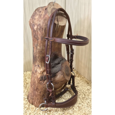 Bitloos Sidepull Hoofdstel met Brede Neusriem (XFull)