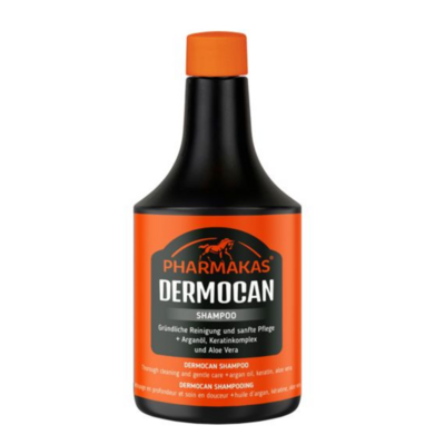Pharmakas Dermocan shampoo &ndash; intensieve verzorgende paardenshampoo (500 ml)