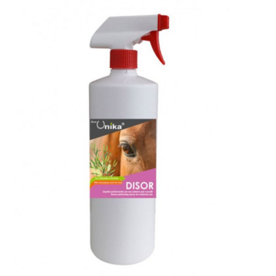 Unika Disor spray &ndash; parfumerende verzorgingsspray met citroengras voor paarden (1000 ml)