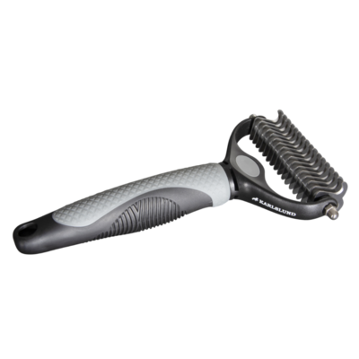 Karlslund Tindur Feldur shedding comb &ndash; ruikam voor dikke vacht en onderwol