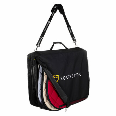 Equestro zadeldekjes tas met logo &ndash; opbergtas en draagtas voor zadeldekjes