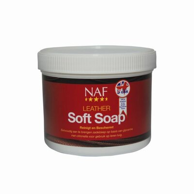 NAF Leather Soft Soap - reinigt en voedt leer (450 gram)
