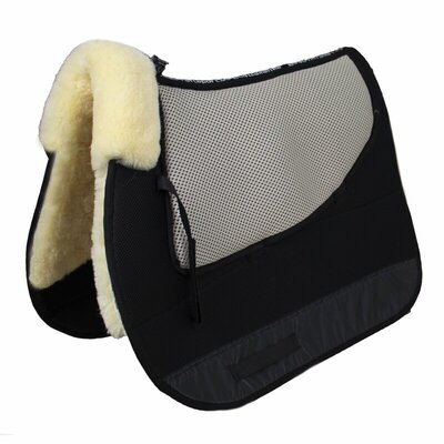 AirTec Plus lamswollen zadeldek met verwisselbare inlagen (V-Line Spinefree)