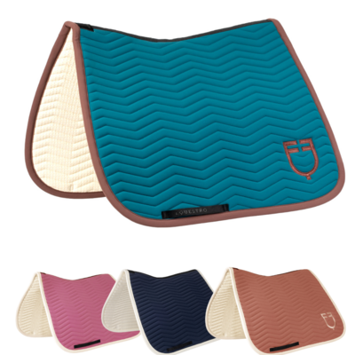 Equestro Wave Quilting dressuur zadeldek