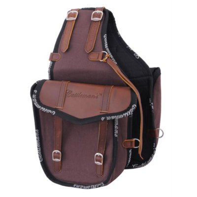Cattleman&rsquo;s Hind Bag &ndash; Achtertas van Canvas &amp; Leer