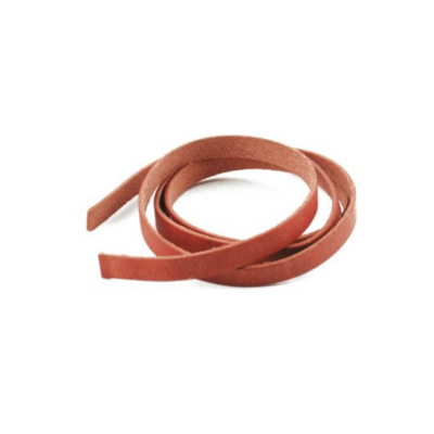 Latigo Laces van Leder &ndash; 1 cm Breed
