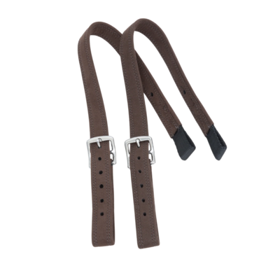 Kieffer mono stijgbeugelriemen velours &ndash; extra plat en sterk (25 mm)