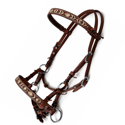 Bitloos Sidepull Hoofdstel Beads