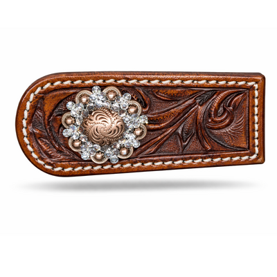 RHINESTONE Concho Flower Setting Copper White
