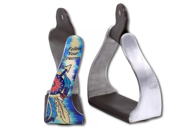 Westernbeugels Twisted Aluminium Follow Your Dreams