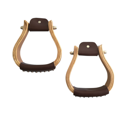 Pool&rsquo;s Western Wood Stirrups 2 inch
