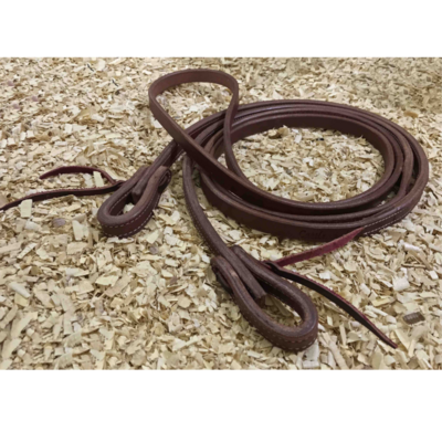 Cattleman&rsquo;s Closed Reins with Double Bit-Ends