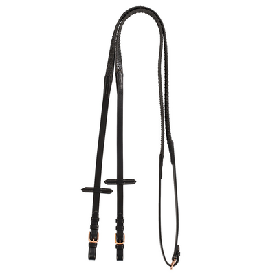 Equestro Kris Ros&eacute; Gold Grip Teugels &ndash; Italiaans Leder &ndash; 19mm