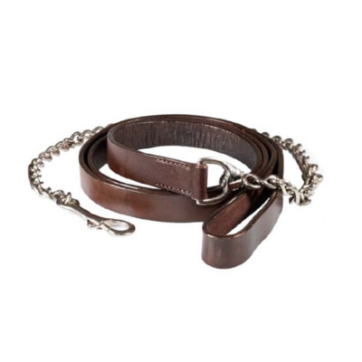 Pool&rsquo;s Lederen Leadrope met Ketting