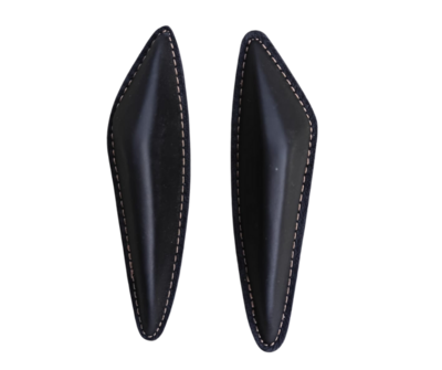 Losse Lederen Kniewrongen met Klittenband -  GFS S670