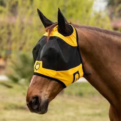 Equestro Logo Vliegenmasker &ndash; Ultra-Sterk &amp; UV-Werend