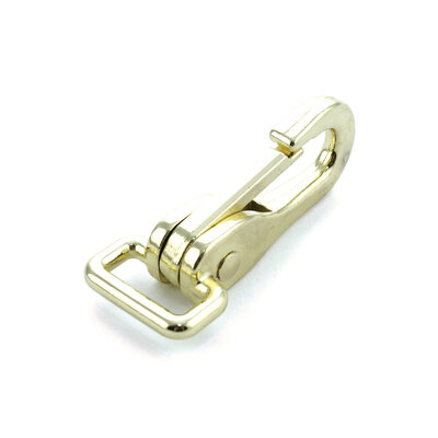 Teugelclip met vierkant oog 