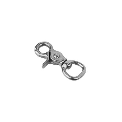 Teugel clip met rond oog