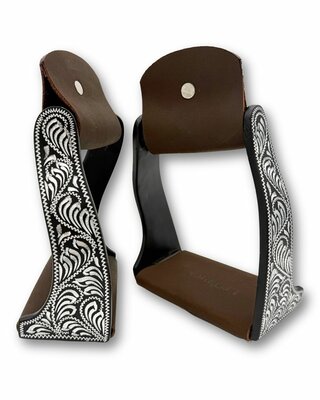 Twisted  Aluminium Westernstijgbeugels