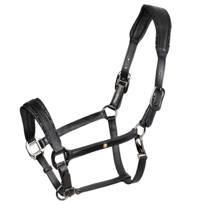 Equestro lederen halster met elegante glitteraccenten