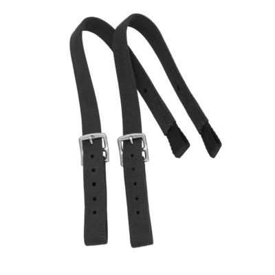 Kieffer mono stijgbeugelriemen velours &ndash; extra plat en sterk (25 mm)