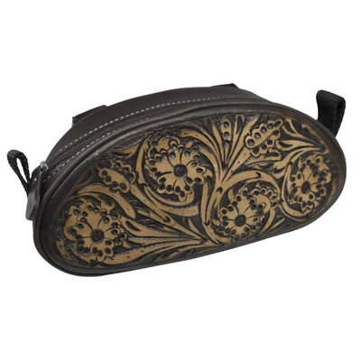 Professional's Choice Sanded Leather Pommelbag &ndash; Floral