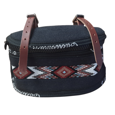 Cattleman&rsquo;s Pommel Bag &ndash; White Beads