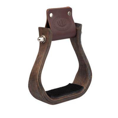Westwood houten westernstijgbeugels met antislip