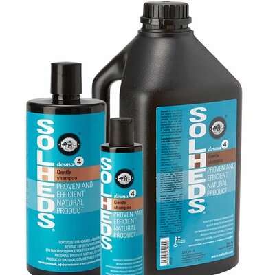 Solheds Derma4 Gentle Shampoo &ndash; Milde verzorgende shampoo voor paard, hond en kat