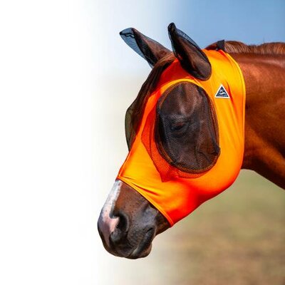 Professional's Choice Comfort Fit Fly Mask Orange