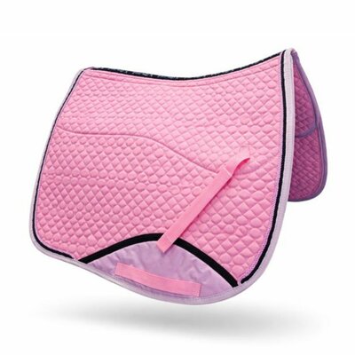 Kifra-pad Square Cotton Soft Pink - Zadelpad voor boomloze zadels