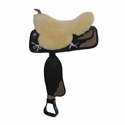 Merino schapenvacht seatsaver voor westernzadel Naturel