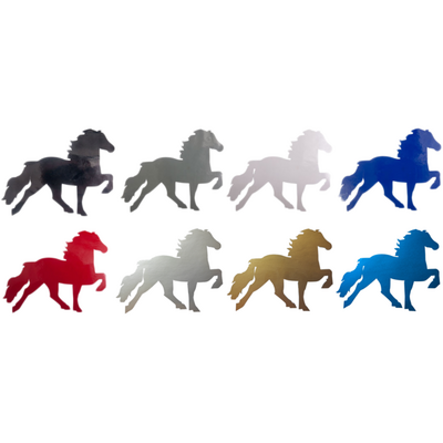 IJslands Paard Sticker &ndash; Duurzame Vinyl Sticker  14,5 x 11,5 cm