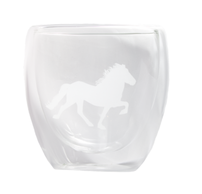 Karlslund Elegante Dubbelwandige Thermoglas &ndash; IJslands Paard Design