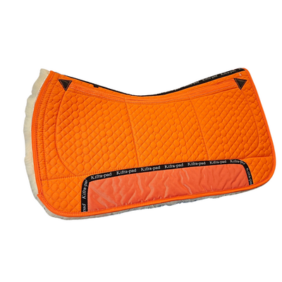 Kifra-pad Western Merino 8-Pocket Orange- Boomloos Western Zadelpad