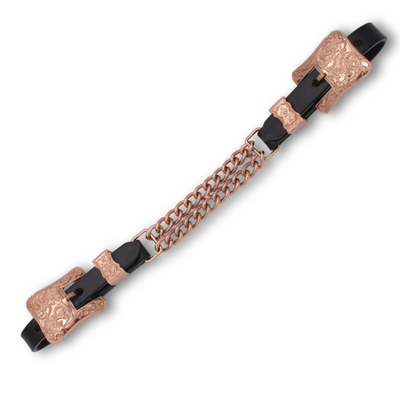 Leren Kinketting &ndash; Ros&eacute;goud (Verstelbaar)