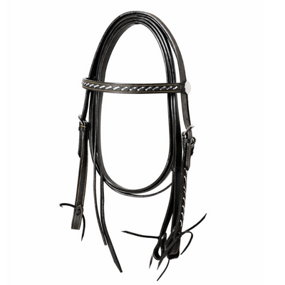 Compleet Westernhoofdstel Silver met Reins &ndash; Shetland, Pony &amp; Full